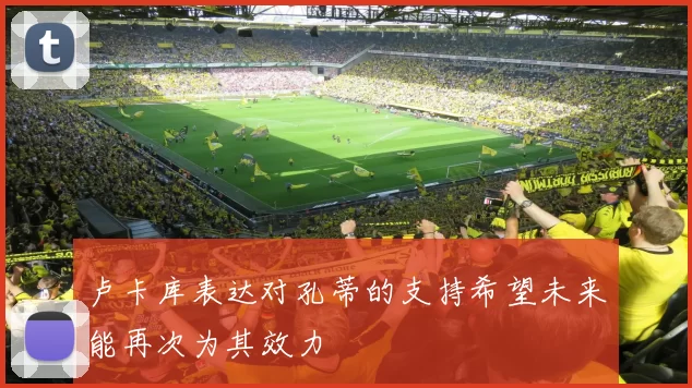 卢卡库表达对孔蒂的支持希望未来能再次为其效力